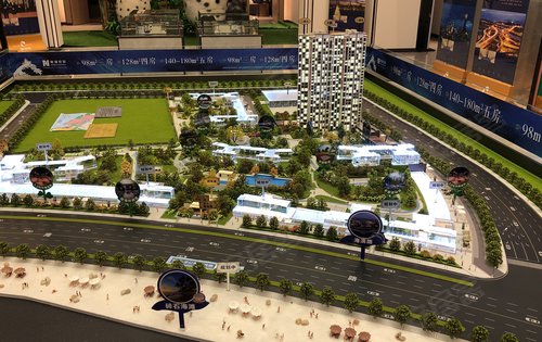 敏捷璟珑湾动态:璟珑湾沙盘3栋园景-汕头安居客