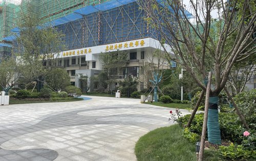 碧桂园水沐未来城动态:社区绿化一角.-淮安安居客