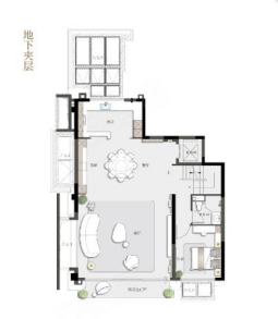 建发璟园传世下叠，建发璟园别墅约255.00平米户型图，朝南朝向 - 苏州安居客