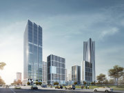 西安西咸新区沣东新城绿地国际金融中心楼盘新房真实图片