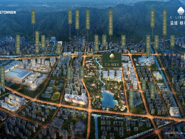 蓝城·桃華里楼盘建筑物外景