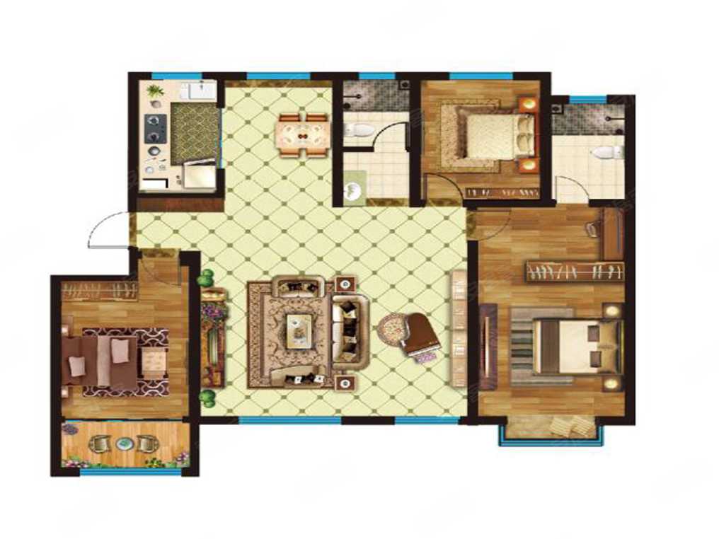 新推户型海通乐安郡新推148-15