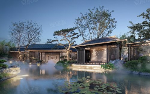建发书香府邸超百亩宜居大盘禅境风格新中式园林社区