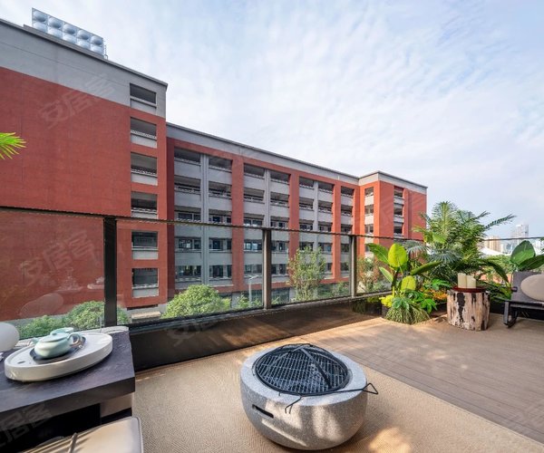 株洲建发缦云缦云E户型奇数层，株洲建发缦云3室2厅2卫1厨约112.00平米户型图，朝南朝向 - 株洲安居客