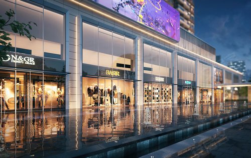 商业学校入户大门