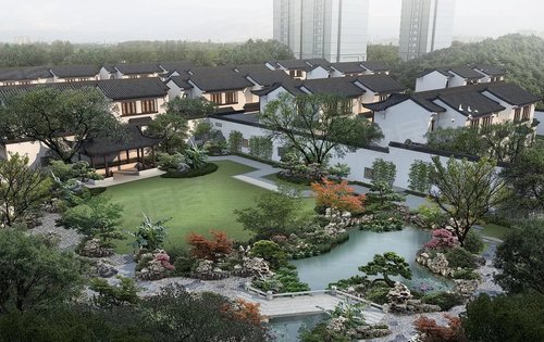 九龙仓·雍景山·四期 传统江南中式合院即将呈现 中式合院均价约3