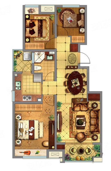 海上湾·闻涧户型图