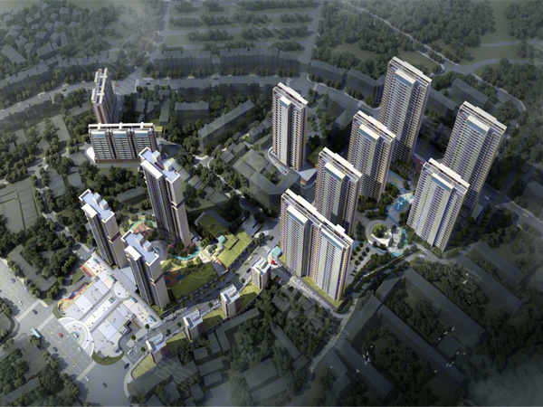华申·清华园楼盘建筑物外景