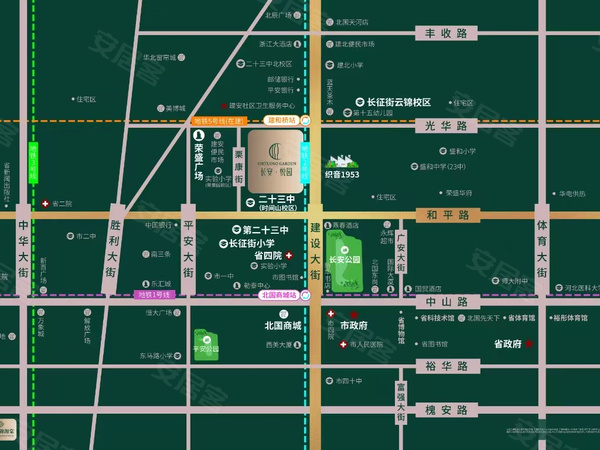 长安·悦园，石家庄长安·悦园房价，楼盘户型，周边配套，交通地图，长安区建设大街与光华路交口西南 - 安居客