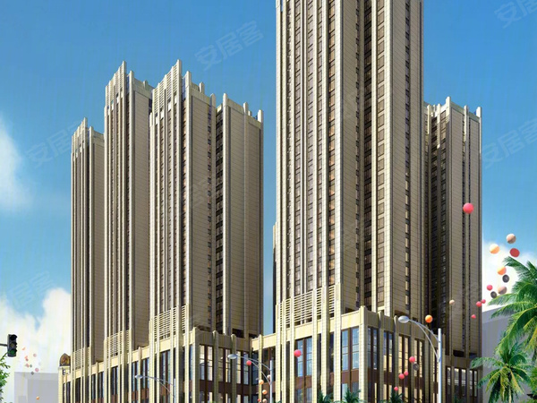 北流新天地楼盘建筑物外景