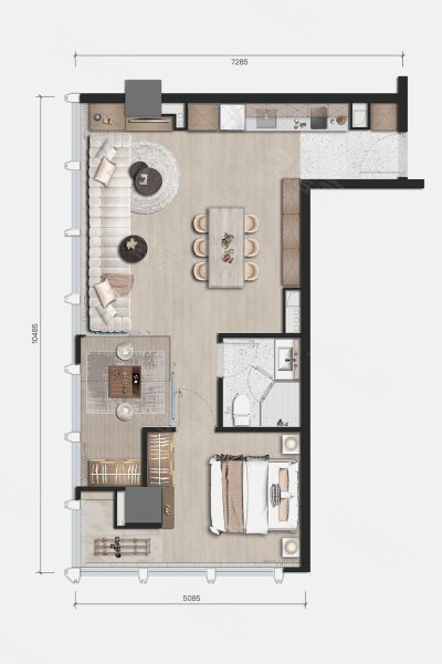 融创运河印公寓户型图
