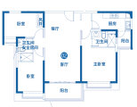 揭阳恒大绿洲楼层平面图