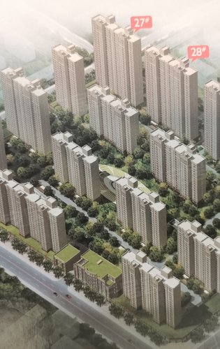 南洋现代城动态:b区楼栋分布图-六安安居客