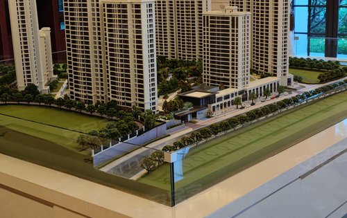 绿谷云溪沙盘各个角度照片