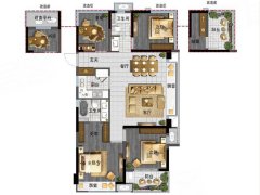 杭州融信澜天户型图，杭州融信澜天房型图，融信澜天原始户型图大全 - 安居客