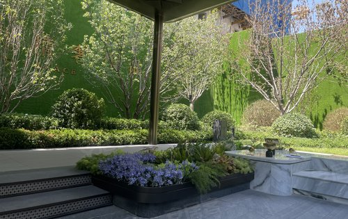 青云阙园林一角提高居住舒适度