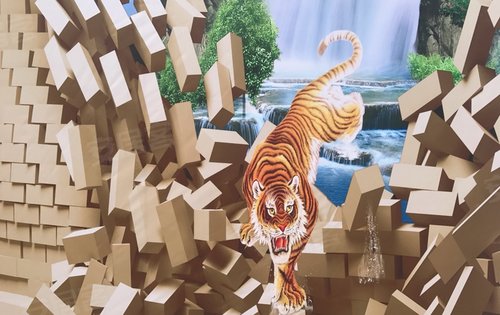 周末在碧桂园天悦湾有3D魔幻展,欢迎大家来玩