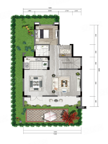 電建瀧悅華府戶型圖