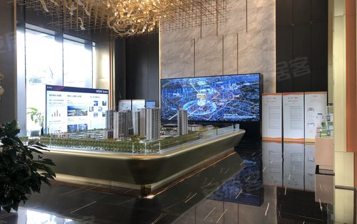 招商闻博花城售楼部沙盘下周加推11号楼线上登记
