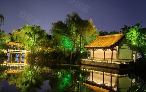 大榭夜景图片
