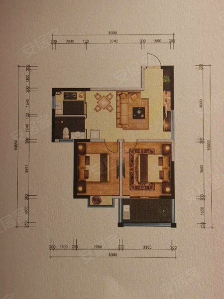 香港花园户型图