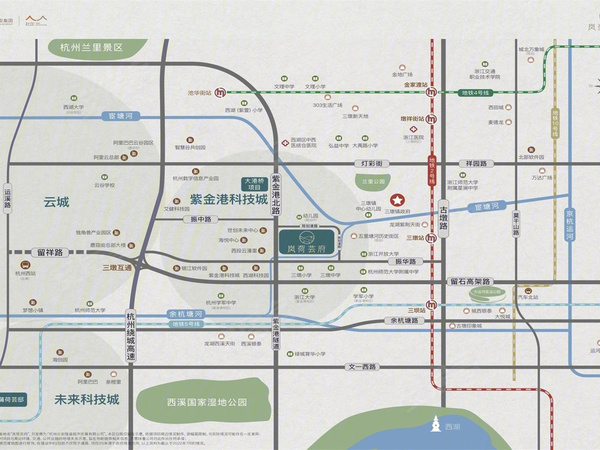 众安岚荷芸府,杭州众安岚荷芸府房价,楼盘户型,周边配套,交通地图,紫金港北路与振华路交叉口 - 安居客