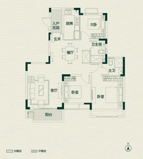 恒大翡翠湾户型图