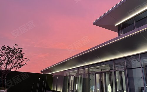 中建•太泽之星动态:中建太泽之星售楼处的落日余晖~-苏州安居客