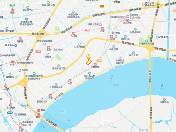 滨江潮语江澜府,杭州滨江潮语江澜府房价,楼盘户型,周边配套,交通地图,凤起东路与潮声路交汇处 - 安居客