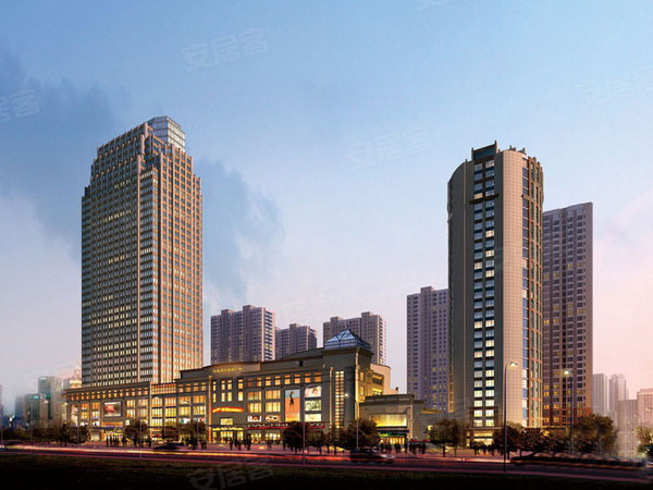 大地锐城楼盘建筑物外景