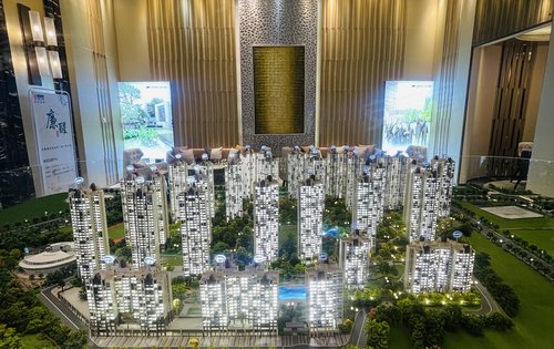 广州合景誉山国际四区天誉沙盘实拍图片
