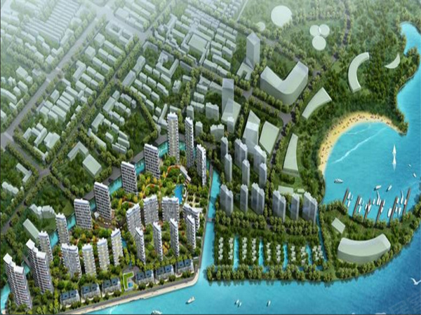 华润威海湾九里楼盘建筑物外景