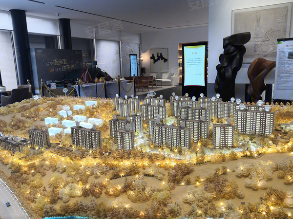 绿城晓风印月规划沙盘