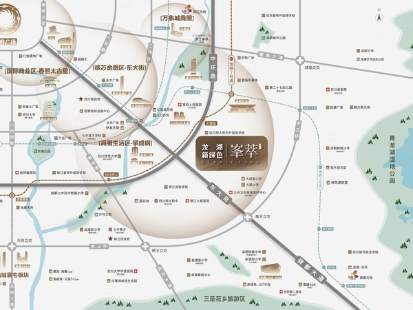 龙湖锦江峯萃，成都龙湖锦江峯萃房价，楼盘户型，周边配套，交通地图，狮子山街道花果村7组 - 安居客