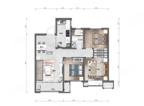 悦澜庭,3室2厅1卫,横断山路与纬一路东行200米,悦澜庭1#-2单元-2-201 - 安居客