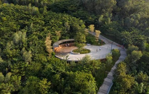 三山森林公園就在項目附近空氣景觀都很不錯