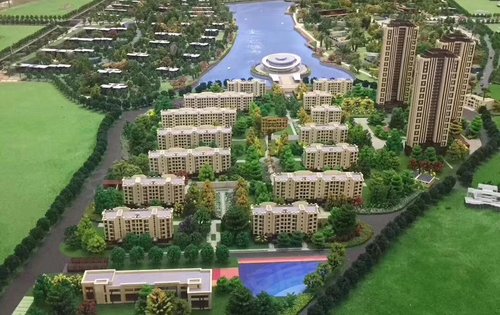 清江山水四期独立大门已做好,14栋洋房主体楼外墙均已做好,目前还有