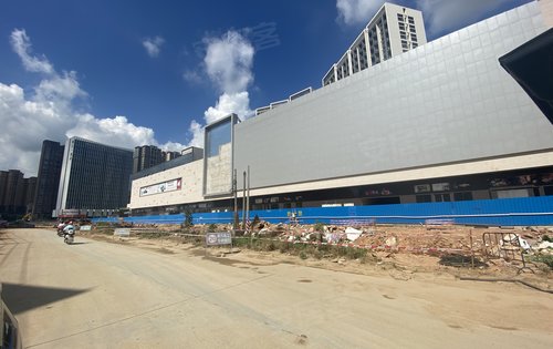 博罗大型商业综合体天虹商场门口道路整改扩建中年底开业