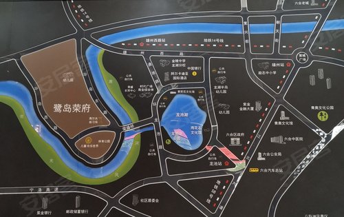 鹭岛荣府位于南京江北国家新区六合滁河岸滩,十里风光,景色十分优美