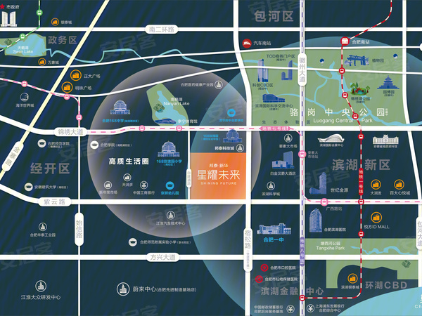 星耀未来，合肥星耀未来房价，楼盘户型，周边配套，交通地图，紫云路与宿松路交口 - 安居客