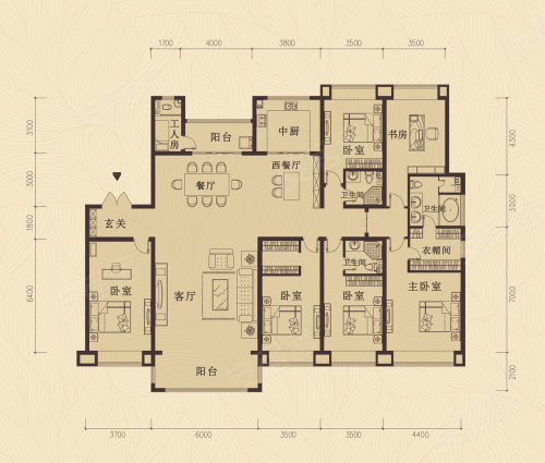 郴州颐和山庄户型图图片