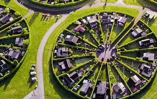 丹麦的住宅:圆形合院!