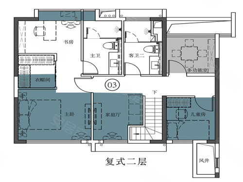 越秀东坡户型图图片