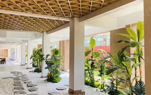 小区洋房一楼多功能架空层示范图