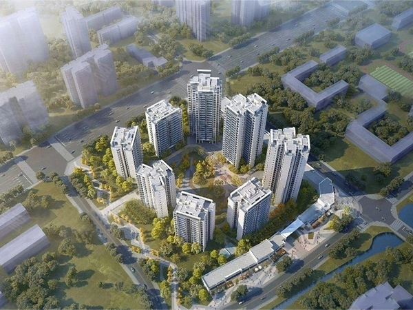 滨江翰林府楼盘建筑物外景