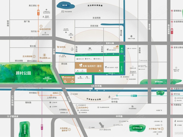 大华锦绣四季,上海大华锦绣四季房价,楼盘户型,周边配套,交通地图,电台南路126弄 - 安居客