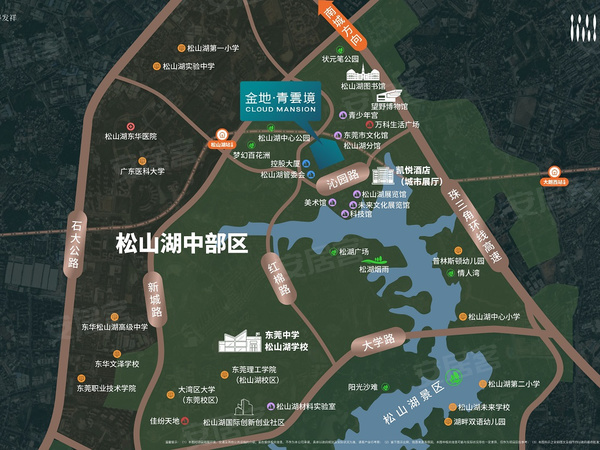 金地青云境,东莞金地青云境房价,楼盘户型,周边配套,交通地图,高新产业园区礼宾路与红棉路交汇处 - 安居客