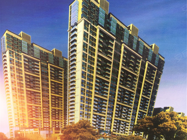 东方明珠楼盘建筑物外景