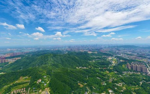 万科森林公园动态:谷山航拍实景拍摄-长沙安居客