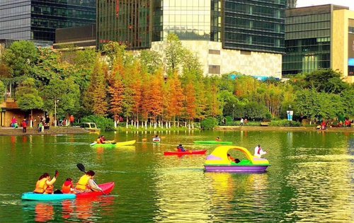 4a景区天地湖公园是您周末好去处